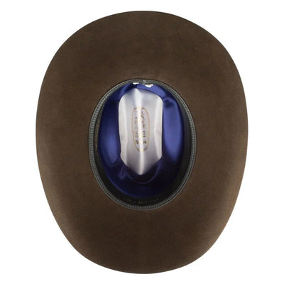 Resistol Mens Cedar Trail 6X Felt Hat Chocolate - RFCDTRRB-22