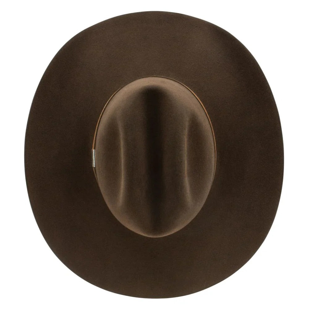Resistol Mens Cedar Trail 6X Felt Hat Chocolate - RFCDTRRB-22