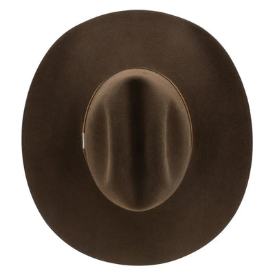 Resistol Mens Cedar Trail 6X Felt Hat Chocolate - RFCDTRRB-22