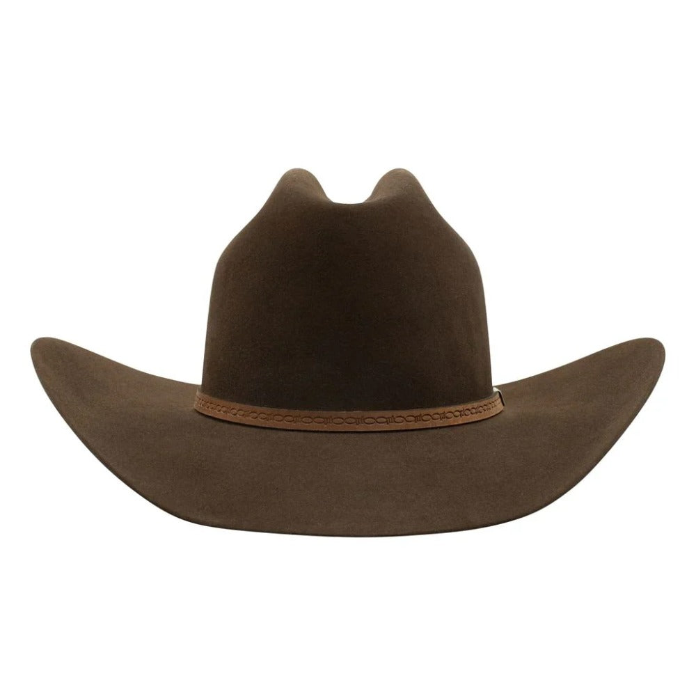Resistol Mens Cedar Trail 6X Felt Hat Chocolate - RFCDTRRB-22