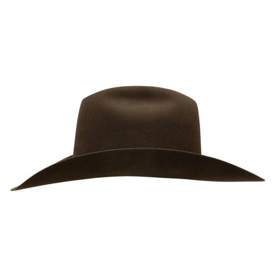 Resistol Mens Cedar Trail 6X Felt Hat Chocolate - RFCDTRRB-22