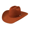 Resistol Mens Midnight 6X Rust Felt Hat