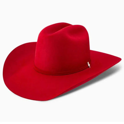 Resistol Womens 6X Electric Candy Apple Red Hat