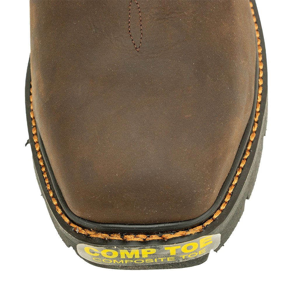 Rhino Mens Composite Toe Work Western Boots - 9RPN2
