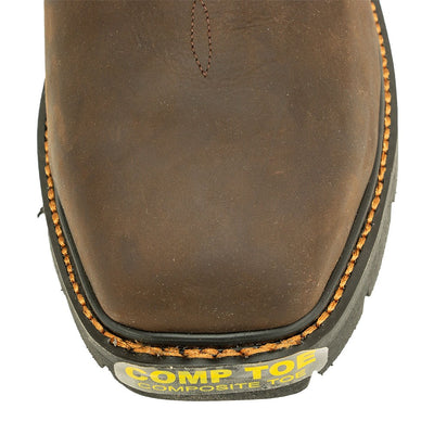 Rhino Mens Composite Toe Work Western Boots - 9RPN2