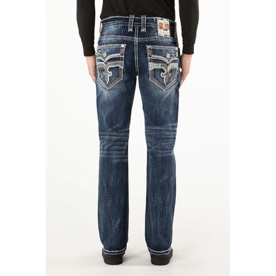 Rock Revival Mens Aditya Straight Jeans