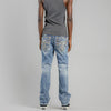 Rock Revival Mens Andrew Bootcut Jeans Medium Blue - RP5818B200