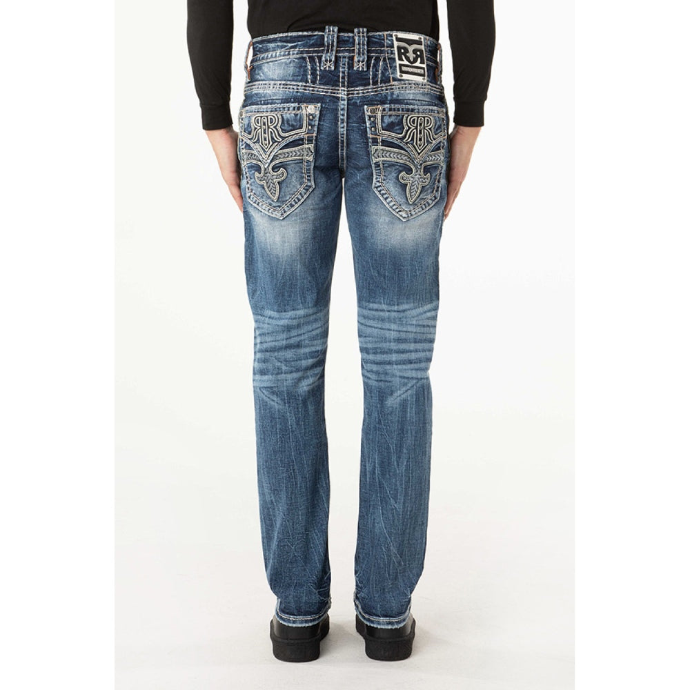 Rock Revival Mens Ares Alt Straight Jeans