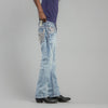 Rock Revival Mens Baxter Bootcut Jeans Light Blue - RP2318B227