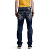 Rock Revival Mens Camilo Straight Jeans Dark Blue - RP5711J202R