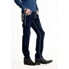 Rock Revival Mens Eggplant Straight Jeans Dark Blue - RP3500J209R