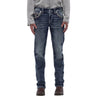 Rock Revival Mens Eggplant Straight Jeans Medium Blue - RP3500J217R