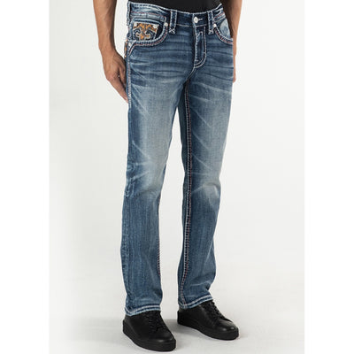 Rock Revival Mens Hansel Straight Jeans 