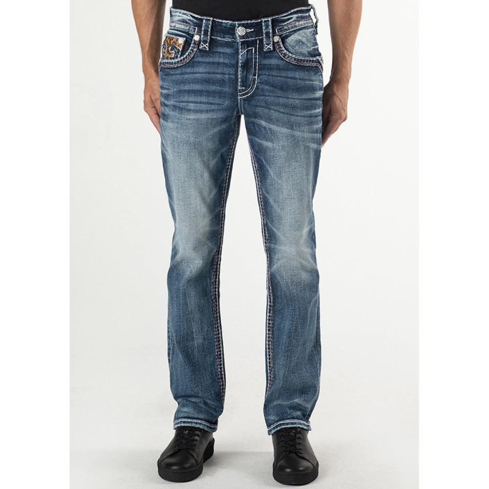 Rock Revival Mens Hansel Straight Jeans 