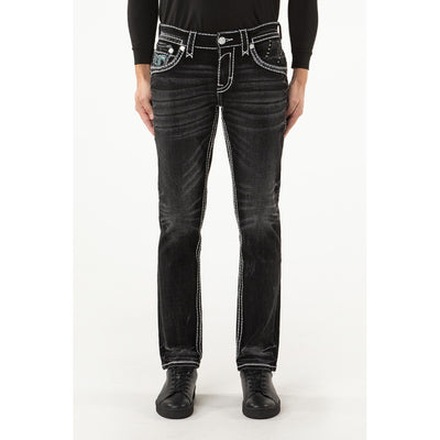 Rock Revival Mens Henlee Alt Straight Jeans