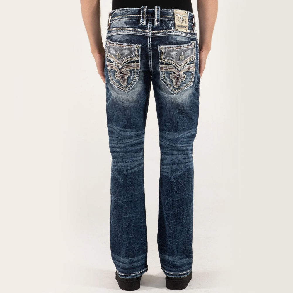 Rock Revival Mens Jared Bootcut Jeans