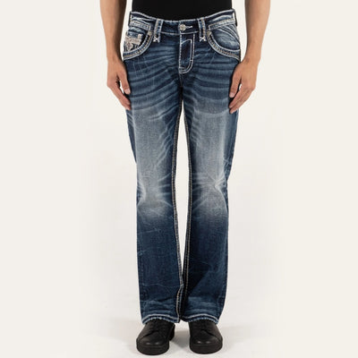 Rock Revival Mens Jared Bootcut Jeans