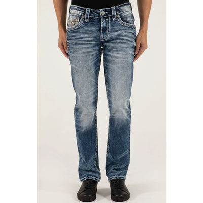 Rock Revival Mens Jaxson Straight Jeans