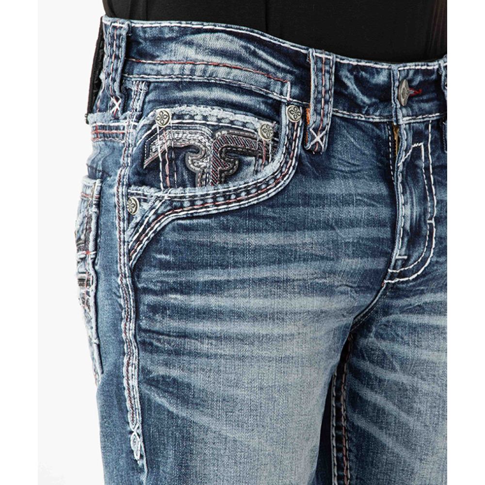 Rock Revival Mens Jaysen Straight Jeans