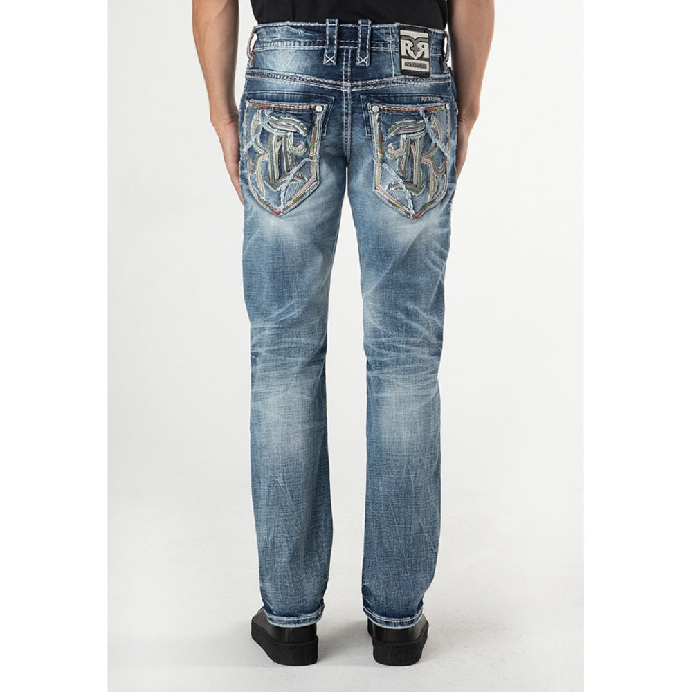 Rock Revival Mens Jeth Straight Jeans