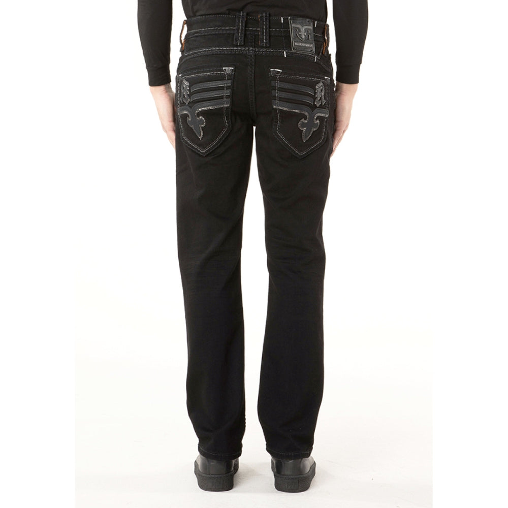 Rock Revival Mens Justinn Straight Jeans