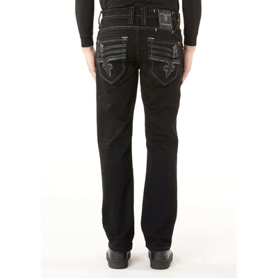 Rock Revival Mens Justinn Straight Jeans