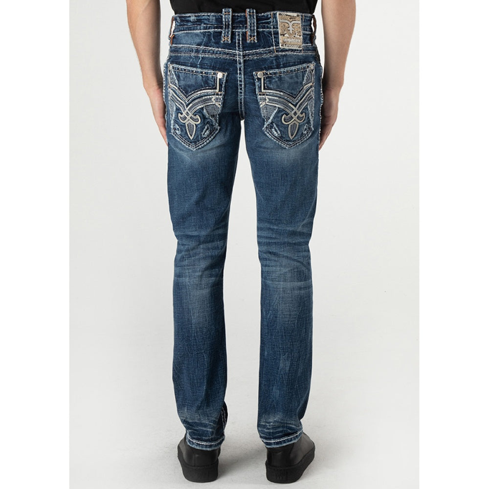 Rock Revival Mens Karlo Alt Straight Jeans