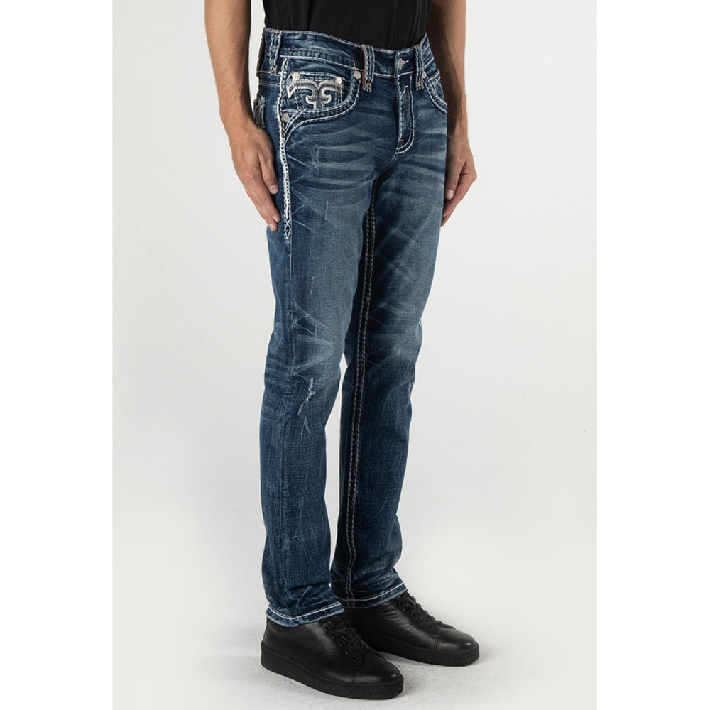 Rock Revival Mens Karlo Alt Straight Jeans