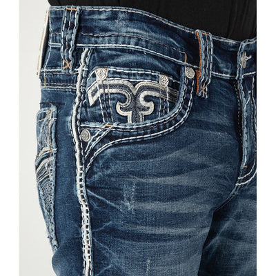 Rock Revival Mens Karlo Alt Straight Jeans