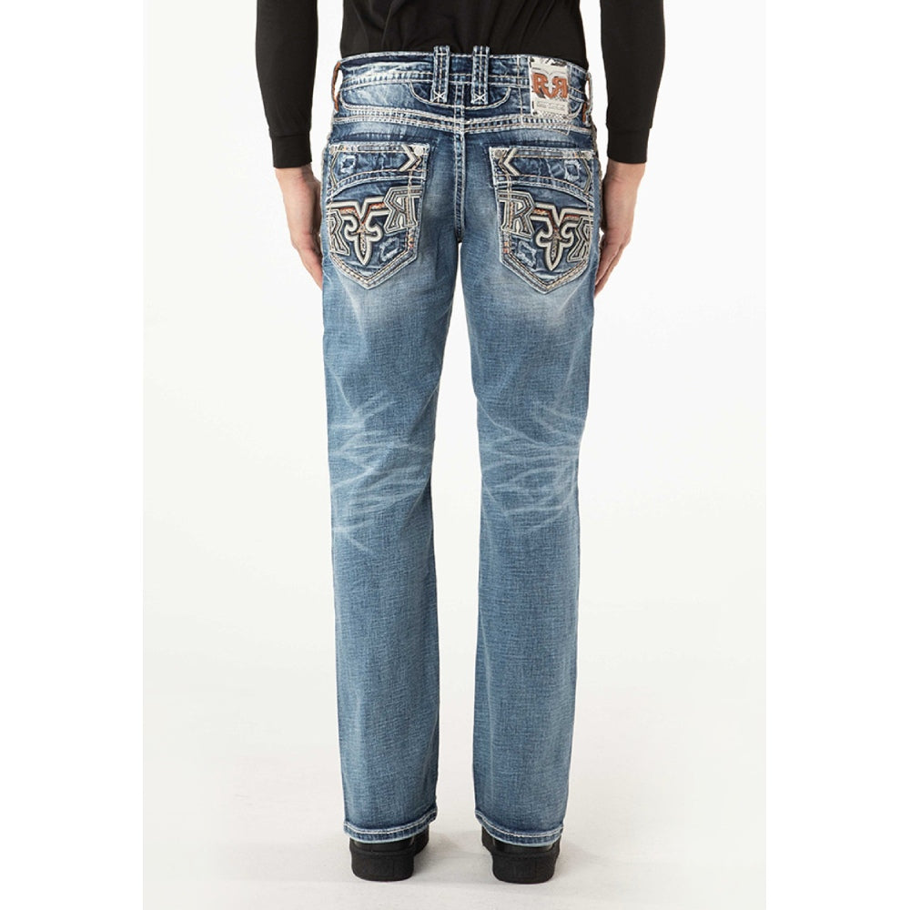 Rock Revival Mens Kyrie Bootcut Jeans