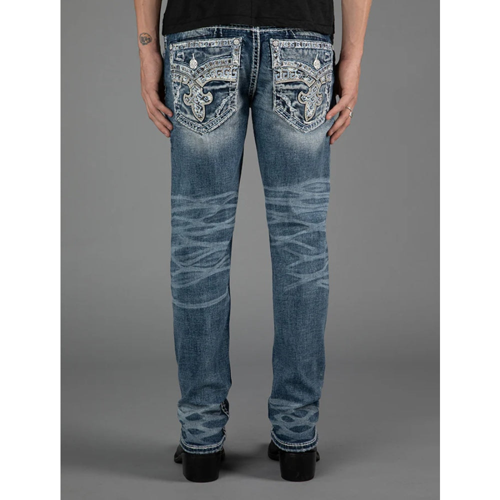 Rock Revival Mens Landon Alt Straight Jeans