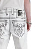 Rock Revival Mens Lylee Straight Leg Jeans White - RP5762J200R