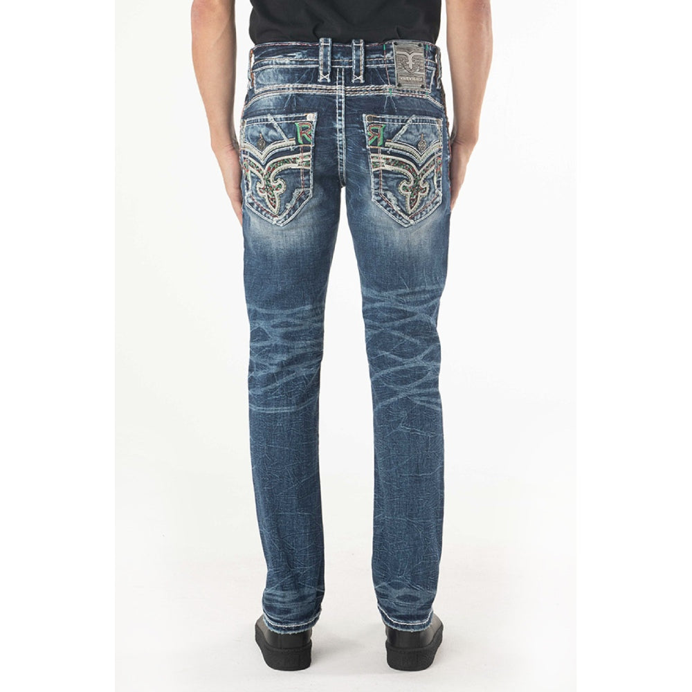 Rock Revival Mens Mayne Straight Jeans 