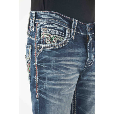 Rock Revival Mens Mayne Straight Jeans 