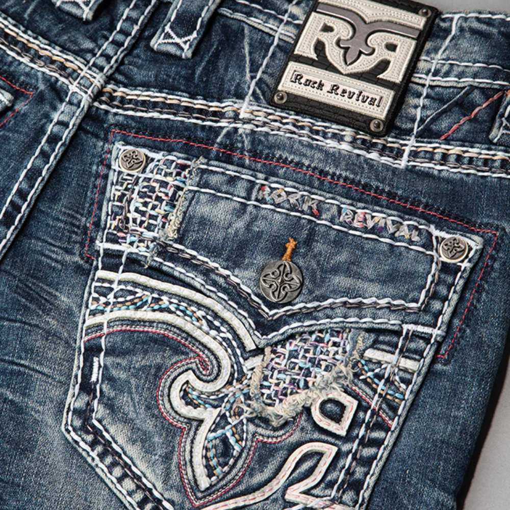 Rock Revival Mens Mckay Straight Jeans