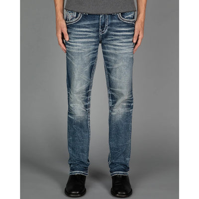 Rock Revival Mens Mckay Straight Jeans