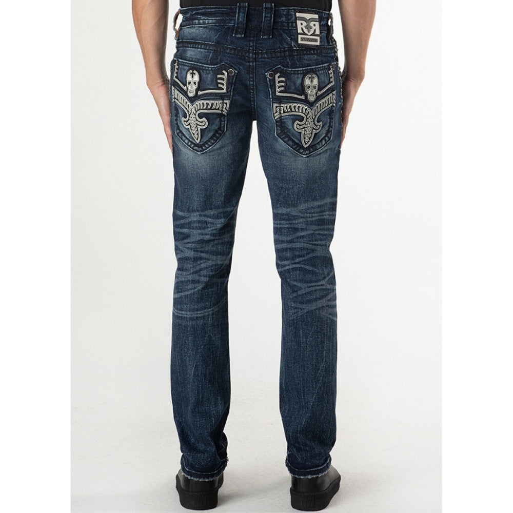 Rock Revival Mens Mckenzie Alt Straight Jeans