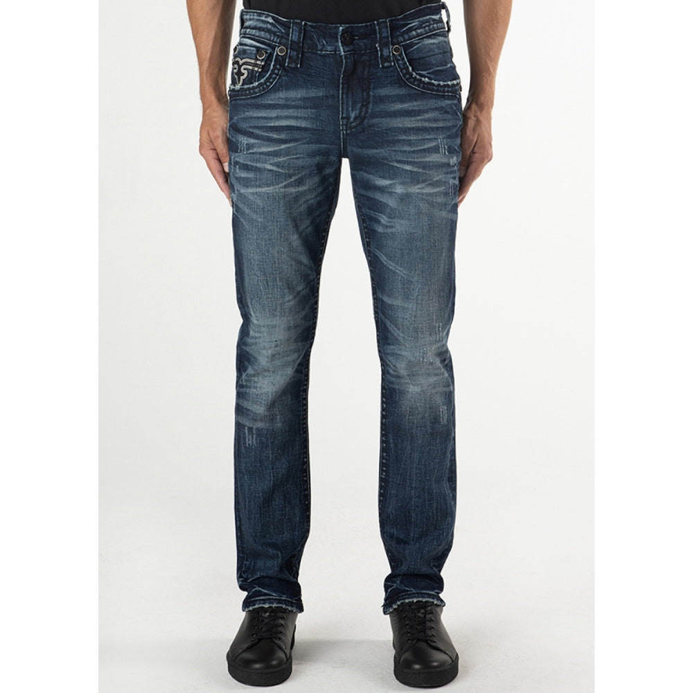 Rock Revival Mens Mckenzie Alt Straight Jeans