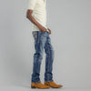 Rock Revival Mens Miguel Straight Jeans Medium Blue - RP5704J202