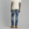 Rock Revival Mens Miguel Straight Jeans Medium Blue - RP5704J202