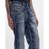 Rock Revival Mens Ozzy Bootcut Jeans Medium Blue - RP3781B203R