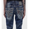 Rock Revival Mens Ozzy Bootcut Jeans Medium Blue - RP3781B203R
