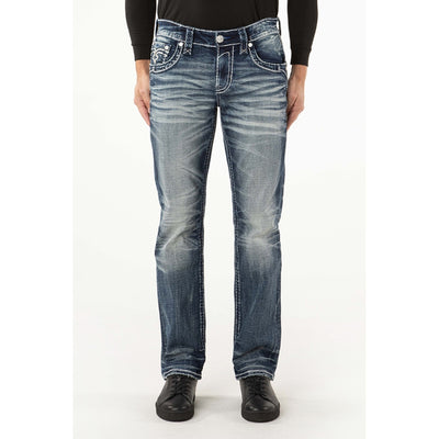 Rock Revival Mens Porter Straight Jeans