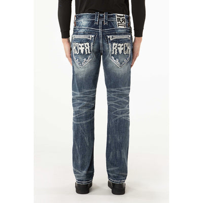 Rock Revival Mens Porter Straight Jeans