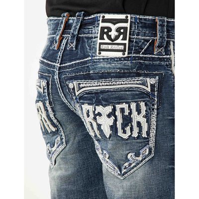 Rock Revival Mens Porter Straight Jeans