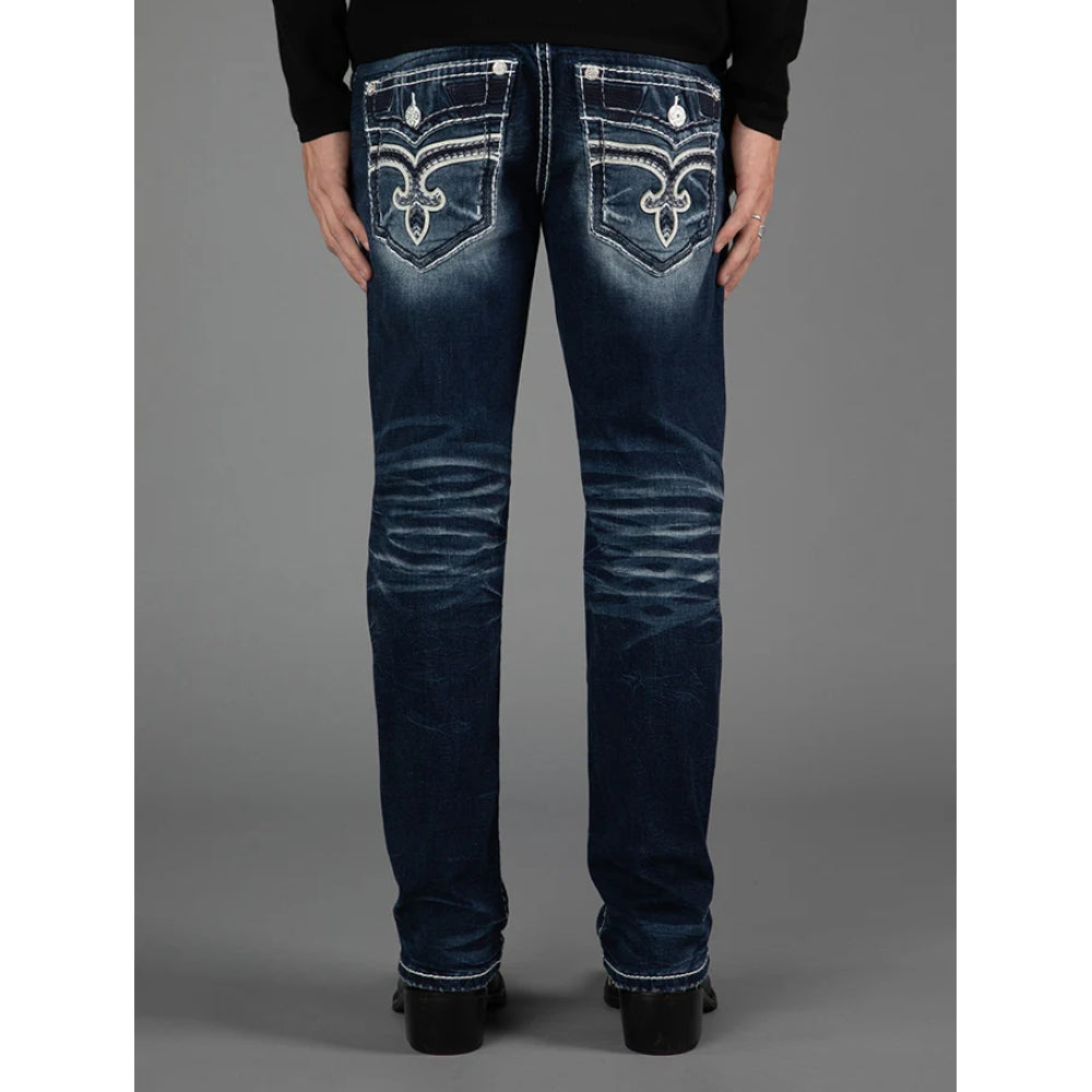 Rock Revival Mens Pristine Straight Jeans