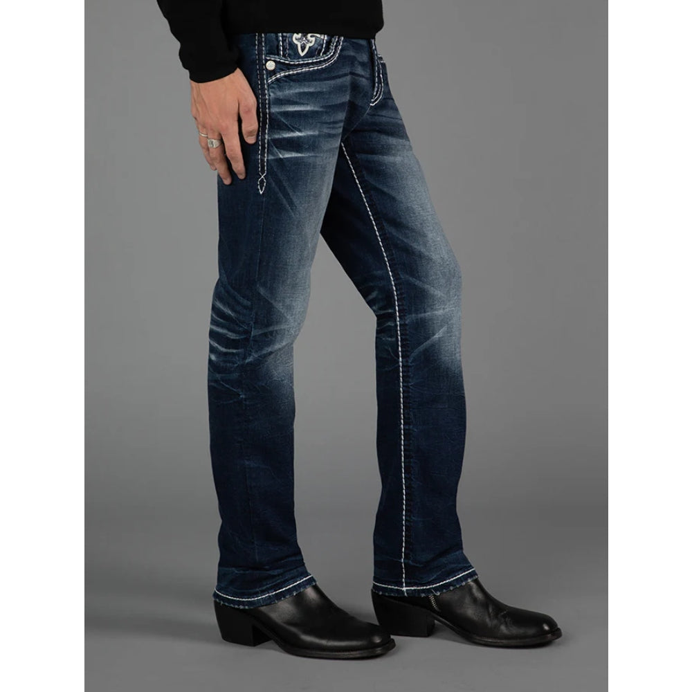 Rock Revival Mens Pristine Straight Jeans