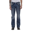 Rock Revival Mens Robin Bootcut Jeans Medium Blue - RP3727B210R