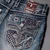 Rock Revival Mens Skye Bootcut Jeans