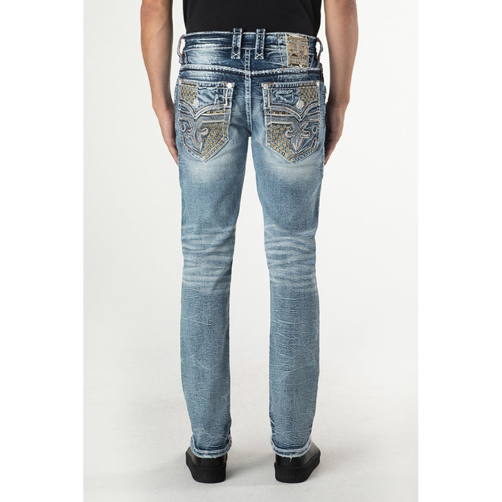 Rock Revival Mens Skye Straight Jeans 